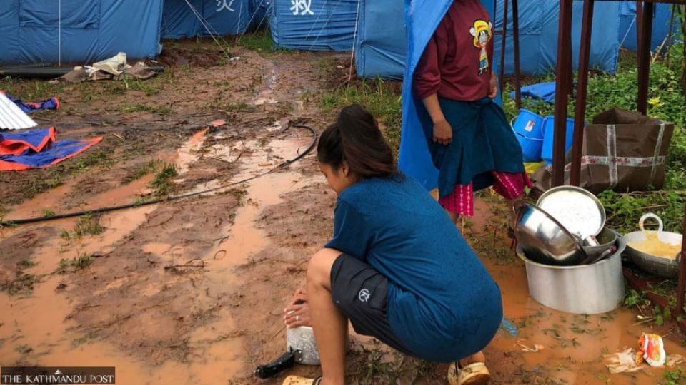 As Rain Returns, Nepal Flood Survivors Face Cold and Leaking Tents